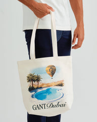 Gant Dubai Capsule Graphic Tote Bag – Cream