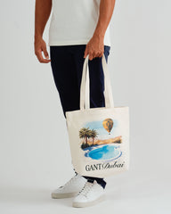 Gant Dubai Capsule Graphic Tote Bag – Cream