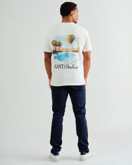 Gant Dubai Capsule Graphic Short Sleeve T-Shirt – Eggshell