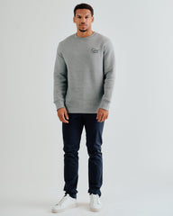 Gant Dubai Capsule Graphic Crew Neck Sweatshirt – Grey Melange