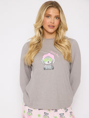 South Beach Pamper Paws Long Sleeved Top And Trouser Set