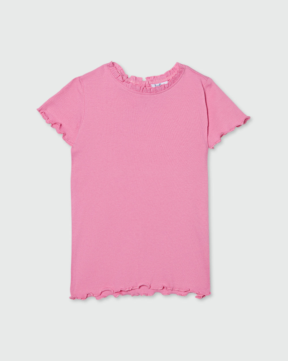 OVS GIRLS TOPS 2X2 RIB STRETCH PINK / 24-30 M