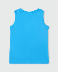 OVS BOYS TOPS SINGLET WITH PRINT AZURE / 24-30 M