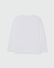 Ovs Fagottino Long-Sleeved T-Shirt With Stereo Print White / 24-30M