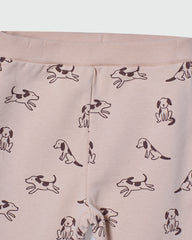 Ovs Joggers With Puppies Print Pink / 24-36M