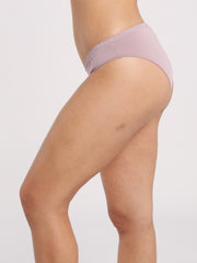 OVS WOMAN UNDERWEAR 2-PACK REGULAR BRIEFS WHITE/VIOLET / M