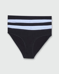 OVS WOMAN UNDERWEAR 5-PACK REGULAR BRIEFS WHITE/BLACK / M