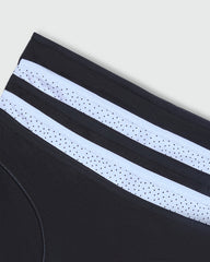 OVS WOMAN UNDERWEAR 5-PACK REGULAR BRIEFS WHITE/BLACK / M