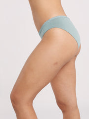 OVS WOMAN UNDERWEAR 2-PACK REGULAR BRIEFS WHITE/GREEN / M