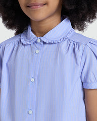 Light Blue OVS Tee For Girls Azure / 9-10 Y
