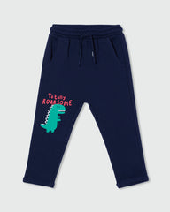 OVS BOYS JOGGER WITH PRINT BLUE / 24-30 M