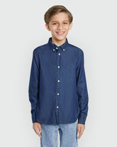 Everyday OVS Denim Shirt For Kids Blue / 9-10 Y