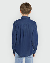Everyday OVS Denim Shirt For Kids Blue / 9-10 Y