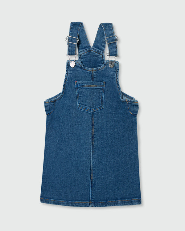 OVS GIRLS SETS DRESS WITH SIDE DETAIL MEDIUM BLUE / 24-30 M