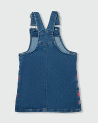 OVS GIRLS SETS DRESS WITH SIDE DETAIL MEDIUM BLUE / 24-30 M