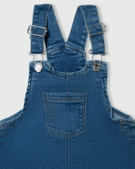 OVS GIRLS SETS DRESS WITH SIDE DETAIL MEDIUM BLUE / 24-30 M