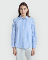 Popeline Mixed Tone Shirt By OVS White/Lt Blue / S
