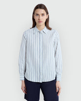 Oxford Cotton Shirt By OVS White/Blue / S