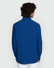 Estate Blue Casual Shirt From OVS Blue / L