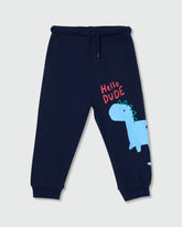 OVS BOYS JOGGER WITH PRINT BLUE / 24-30 M