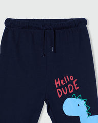 OVS BOYS JOGGER WITH PRINT BLUE / 24-30 M