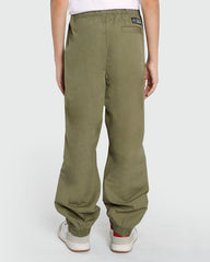 OVS Joggers In Olive Drab Poplin For Boys Brown / 11 Y