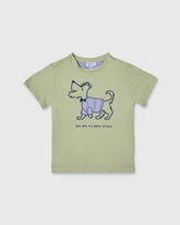 OVS BOYS T-SHIRT GREEN / 24-30 M