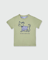 OVS BOYS T-SHIRT GREEN / 24-30 M