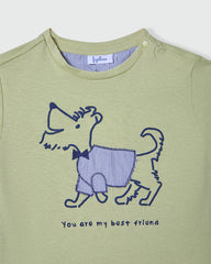 OVS BOYS T-SHIRT GREEN / 24-30 M