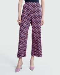 Printed Trousers By OVS In Blue And Pink Blue/Pink / M