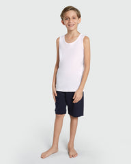 Pack Of 2 OVS Vests For Boys White/Grey / 9-10 Y