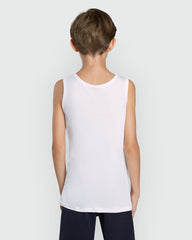 Pack Of 2 OVS Vests For Boys White/Grey / 9-10 Y