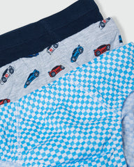 OVS BOYS UNDERWEAR 5-PACK BRIEFS WHITE/BLUE / 9-10 Y