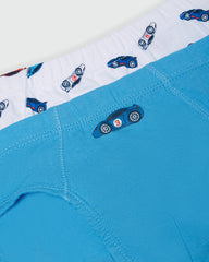 OVS BOYS UNDERWEAR 5-PACK BRIEFS WHITE/BLUE / 9-10 Y