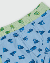 OVS BOYS 3UNDERWEAR 5-PACK BOXERS BLUE/GREEN / 9-10 Y