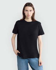 OVS Basic Short Sleeve Tee In Black Black / L