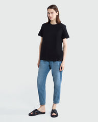 OVS Basic Short Sleeve Tee In Black Black / L