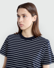 Supima Cotton Navy Tee By OVS Blue/White / L