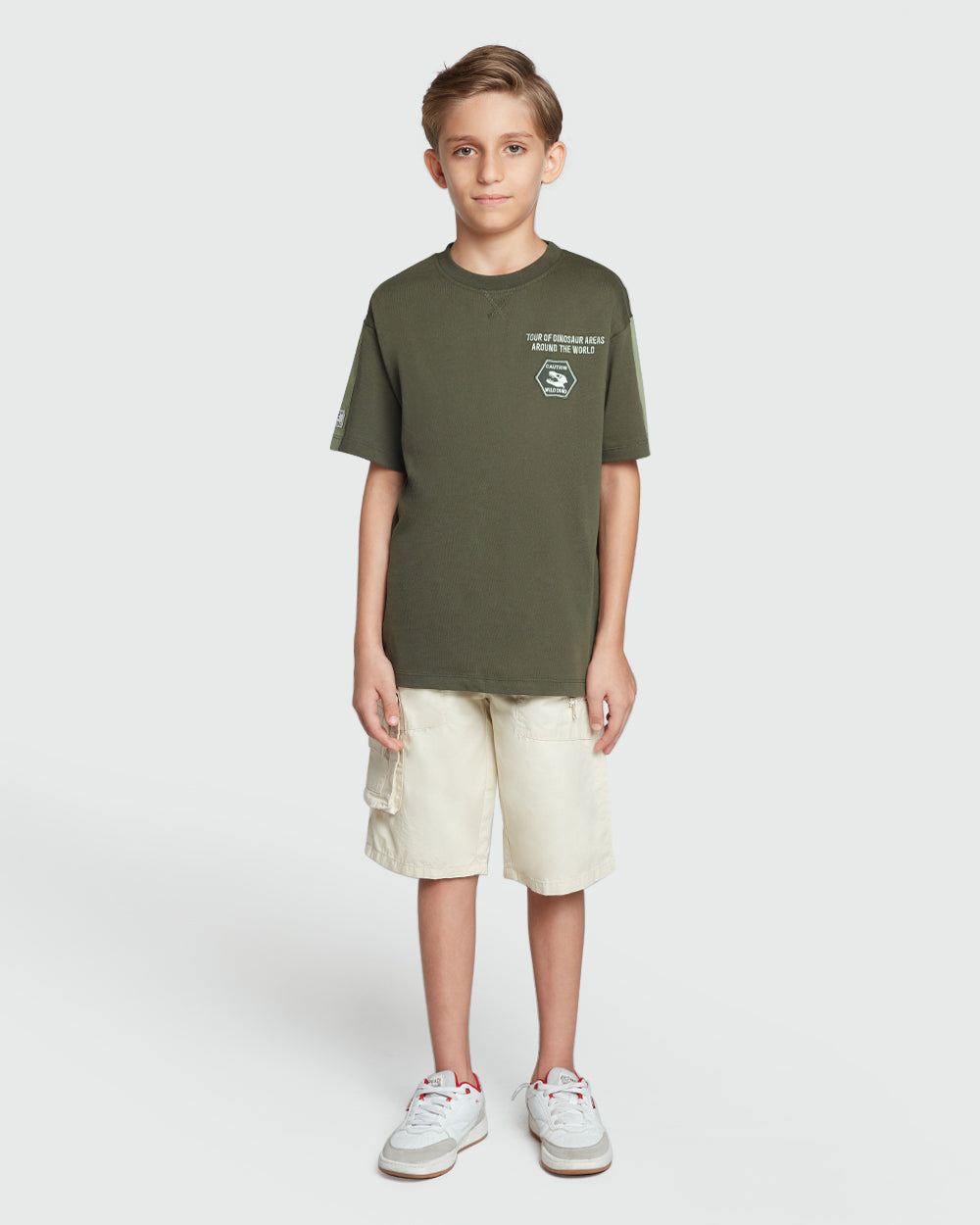 Cargo Shorts In Almond Milk – OVS Boy Collection Pink / 9-10 Y