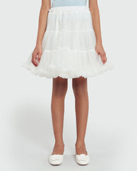 Snow White Tulle Skirt For Girls By OVS White / 9-10 Y