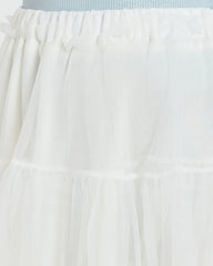 Snow White Tulle Skirt For Girls By OVS White / 9-10 Y