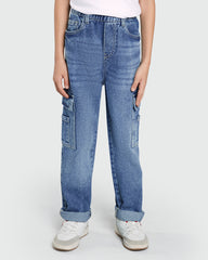 Straight-Fit 5-Pocket Jeans – OVS Medium Blue Blue / 11 Y