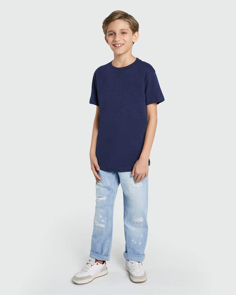 Straight-Cut OVS Jeans In Blue Blue / 11 Y
