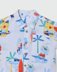 OVS BOYS AOP SHORT SLEEVE TEE MULTICOLOUR / 24-30 M