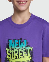 OVS Boy’S Tee In Royal Purple Violet / 11 Y