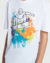 Modern-Fit White Tee By OVS White / 11 Y