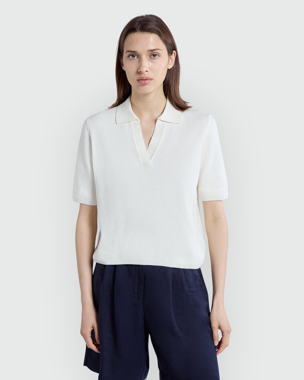 OFFWHITE POLO SWEATER FROM OVS WHITE / M