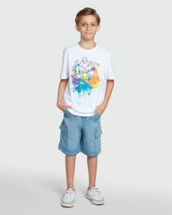 Cargo Terry Shorts For Boys – OVS Medium Blue Blue / 11 Y