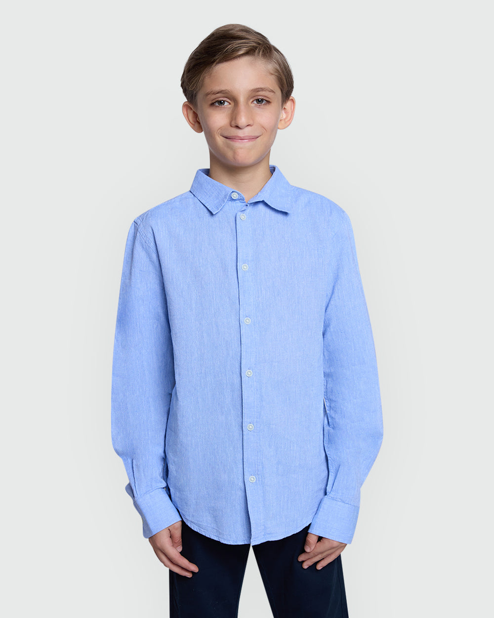 OVS Azure Blue Shirt For Boys – Summer Classic Azure / 11 Y