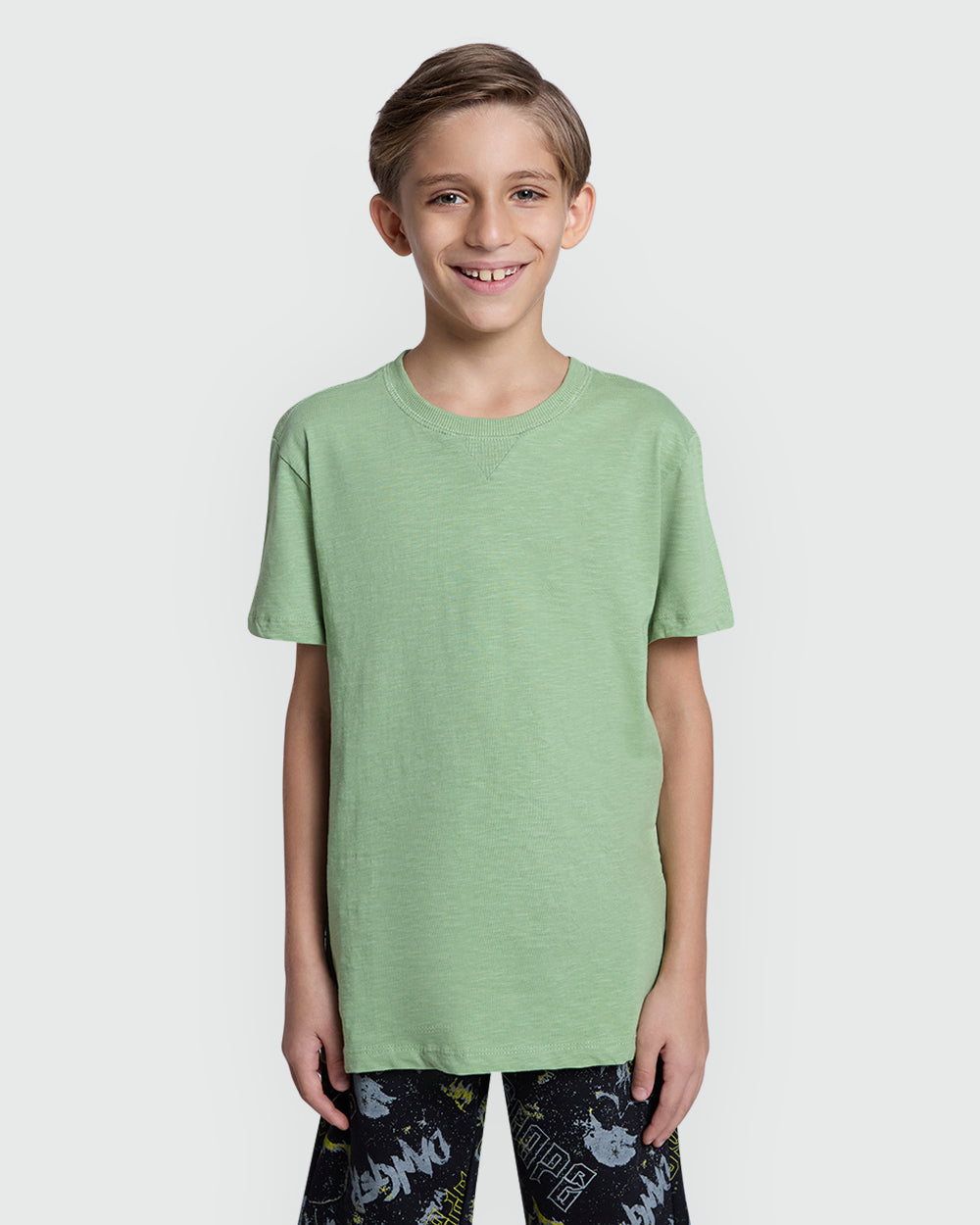 Aspen Green Boys' Tee By OVS For Everyday Comfort Green / 9-10 Y